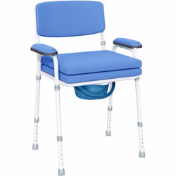 Chaise percée pour faire vos besoins, chaise de toilette, ou chaise d'aisance , cette chaise multifonction facilitera grandem ...