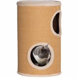 Offrez à votre chat la tour PawHut, un espace multi-niveaux avec coins en peluche et surface en sisal qui protège les meubles ...
