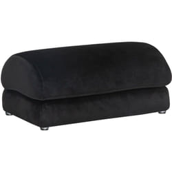 Homcom - Repose-pied sous le bureau - repose pied bureau antidérapant - mousse souple velours noir