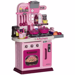 Cuisine enfant AIYAPLAY accessoires 33 PCS jouet dimitation pour enfant dinette enfant 3-6 ans lumières et sons réalistes ros ...