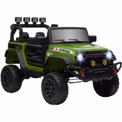 Découvrez la voiture AIYAPLAY pour enfants, avec UTV à double moteur 12V et style SUV. Conduite fluide, système à 4 roues, 3 ...