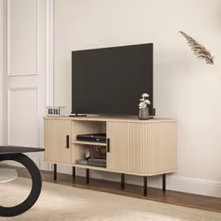 Homcom 83B-039V80AK Support TV et centre de divertissement 2 étagères - Vue supplémentaire 8