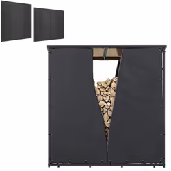 Protégez votre supports à bois avec la housse Outsunny en tissu Oxford 600D. Elle garde le bois à l'abri de l'eau, des UV et  ...