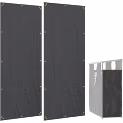 Protégez votre support à bois avec la housse Outsunny en tissu Oxford 600D. Elle préserve le bois des UV, de l'eau et de la p ...