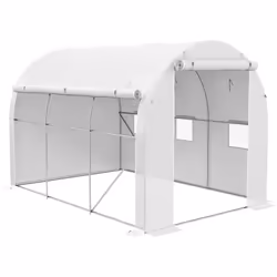 Cette superbe serre tunnel de jardin 6 m² sera idéale pour optimiser le rendement de vos cultures toute l'année ! Equipée d'u ...