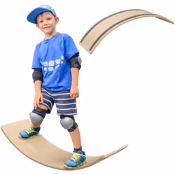 Explorez le plaisir avec la planche d'équilibre AIYAPLAY pour enfants ! Parfaite pour renforcer coordination et équilibre ave ...