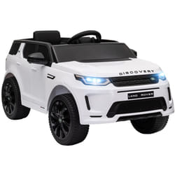 Aiyaplay - Voiture électrique enfant licence officielle Land Rover Discovery Sport - 12V, 5Km/h max. - nombreux effets - télécommande - blanc