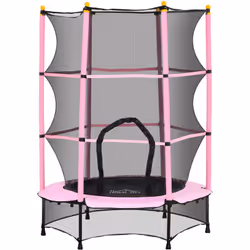 Ce magnifique trampoline de jardin pour enfants avec filet de sécurité permettra à vos enfants dès 3 ans de s'amuser et de se ...