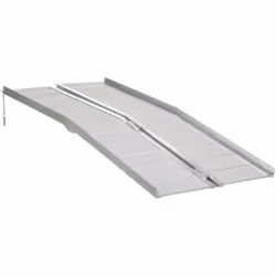 HOMCOM optimise la mobilité avec sa rampe pour fauteuils roulants en alliage d'aluminium anti-corrosif. Surface nervurée anti ...