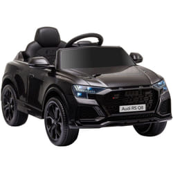 Homcom - Voiture électrique enfant licence officielle Audi rs Q8 - 2 moteurs - télécommande - effets sonores, lumineux - noir