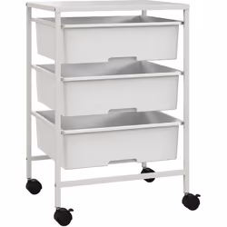 Explorez une vie sans encombrement avec le chariot de rangement HOMCOM. Doté de roues, il offre trois grands paniers pour une ...