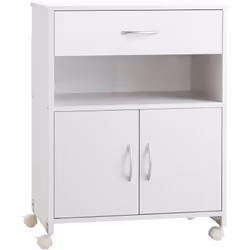 Ce meuble d'imprimante Vinsetto est parfait pour organiser vos fournitures de bureau et accueillir votre imprimante. Il dispo ...