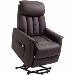 Ce fauteuil releveur de relaxation électrique vous offrira une expérience unique de détente et de bien-être confortablement i ...