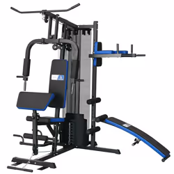 SPORTNOW - Station de musculation - Collaboration Aosom.fr x FFHandball - Acier  225x175x200cm - Noir