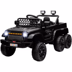 Explorez avec la voiture électrique pour enfants AIYAPLAY ! Modèle 12V à quatre moteurs, choix de conduite 4x4 / 2x2, parfait ...
