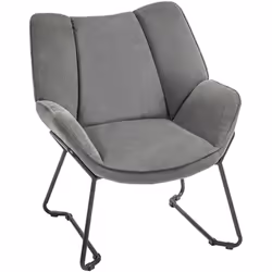 Placez ce fauteuil de salon confortable HOMCOM dans votre salon, chambre d'amis ou véranda pour relaxer ou recevoir. Assise l ...