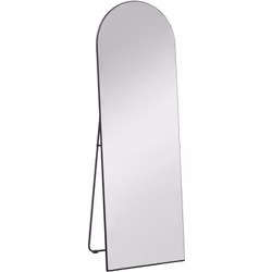 Découvrez le miroir pleine longueur de HOMCOM, 150 cm de hauteur et 50 cm de largeur. Idéal comme décoration, il offre une vu ...