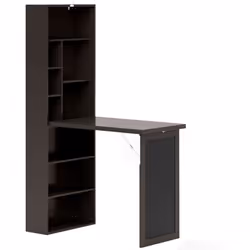 Inspirée par les nouvelles tendances du home staging, ce bureau mural pliable sera idéal pour les petits espaces type cuisine ...