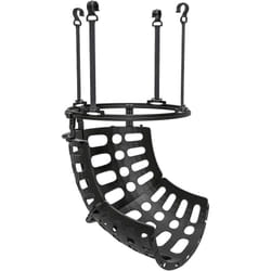 Sportnow - Retour de ballon de basket-ball - rotation 360°, hauteur réglable, crochets amovibles - noir