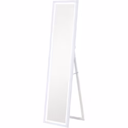 Découvrez le grand miroir rectangulaire HOMCOM de 160 x 40 cm, encadré de LED avec contrôle tactile. Choisissez parmi trois c ...