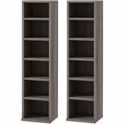 Organisez facilement vos collections de CD, DVD grâce à ce superbe lot de 2 étagères colonnes. Intégrez-la dans votre salon, ...
