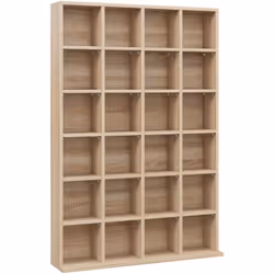 Cette étagère de rangement de qualité est idéale pour organiser vos CDs, DVDs, livres, etc. Les tablettes ajustables permette ...