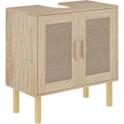 Rénovez avec le meuble sous vasque de salle de bain HOMCOM, conçu pour intégrer les lavabos montage mural grâce à sa fente en ...
