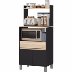 Faites-vous plaisir avec ce petit meuble de rangement pratique et élégant. Le design est sobre et tendance de ce meuble perme ...