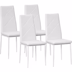Réinventez votre intérieur avec ces chaises de salle à manger de style moderne de HOMCOM ! Parfaites pour la salle à manger o ...