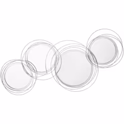 Vous souhaitez habiller un de vos murs ? Ce bel ensemble de 4 miroirs ronds muraux HOMCOM apportera charme et élégance à votr ...