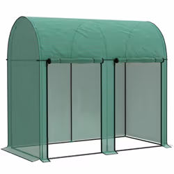 La serre à tomates Outsunny avec 2 portes d'entrée est une solution spacieuse et pratique pour les jardiniers de tous niveaux ...