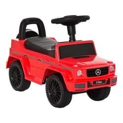 Camion porteur enfants véhicule à pousser - HOMCOM - licence Mercedes Benz - 12-36 mois coffre klaxon phares - rouge