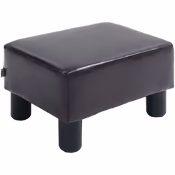 Apportez du caractère à votre espace de vie avec ce pouf élégant de HOMCOM. Il est recouvert de PU chocolat, ce qui lui confè ...