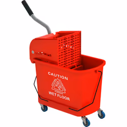 Ce chariot de nettoyage lavage sur roulettes vous facilitera grandement vos ménages ! Equipé d'un essoreur et d'un séparateur ...