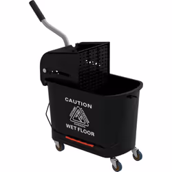 Ce chariot de nettoyage lavage sur roulettes vous facilitera grandement vos ménages ! Equipé d'un essoreur et d'un séparateur ...