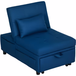 Optimisez votre intérieur avec le lit ottoman HOMCOM, un meuble polyvalent : ottoman, lit et fauteuil inclinable. Transformez ...