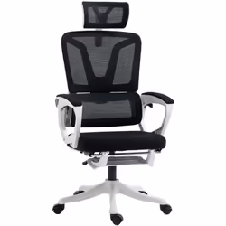 Ce magnifique fauteuil de bureau manager avec repose-pied pliable est à la fois confortable et ergonomique. Vous pouvez ajust ...