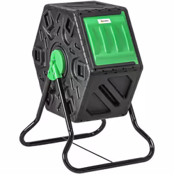 Transformez les déchets en compost riche avec le composteur de jardin Outsunny de 65L, idéal pour les petits espaces. Patient ...