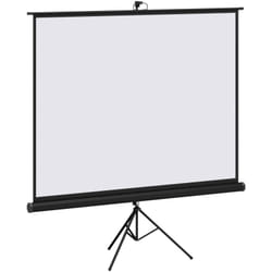 Homcom - cran de projection 100 pouces 4K hd 4:3 support trépied hauteur réglable noir