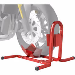 Ce rail de support universel pour roues de 17-21 pouces (43 à 53 cm) permet un levage facile et sûr de la roue avant de votre ...
