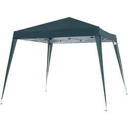 Outsunny - Tonnelle barnum de jardin pop-up pliant 2,4L x 2,4l x 2,5H m acier polyester imperméabilisé anti uv avec sac de transport vert