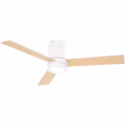 Modernisez votre intérieur avec ce ventilateur de plafond HOMCOM et sa lumière LED. Avec des pales en MDF, il combine éléganc ...