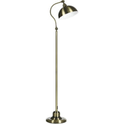 Homcom - Lampadaire style néo-rétro effet laiton - abat-jour réglable - H.152 cm