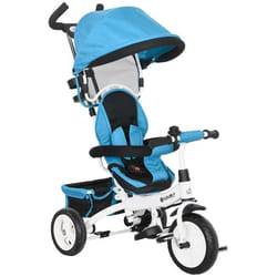 Tricycle 6 en 1 pour enfants - HOMCOM - modulable - 1 - 5 ans - bleu