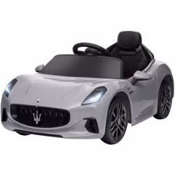 Découvrez la AIYAPLAY Maserati Gran Turismo Folgore, voiture électrique pour enfants avec double moteur de 12 et 50 minutes d ...