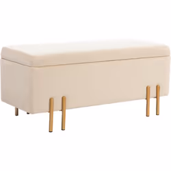Ce banc de rangement moderne rendra votre maison plus luxueuse avec son design élégant et simple. Un grand espace de rangemen ...