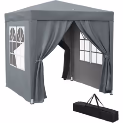 Cette superbe tonnelle de jardin pop-up avec parois latérales amovibles vous permettra de profiter pleinement des beaux-jours ...