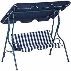 Cette splendide balancelle de jardin 3 places sera idéale pour vous détendre et faire un break au soleil ou à l'ombre. Equipé ...