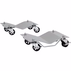 Ce chariot de manutention pour voiture de véhicule pratique, résolvant des situations imprévues avec des rainures et des moti ...