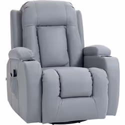 Ce magnifique fauteuil de massage est synonyme de détente et de relaxation. Il possède 8 points de massage et dispose même d' ...